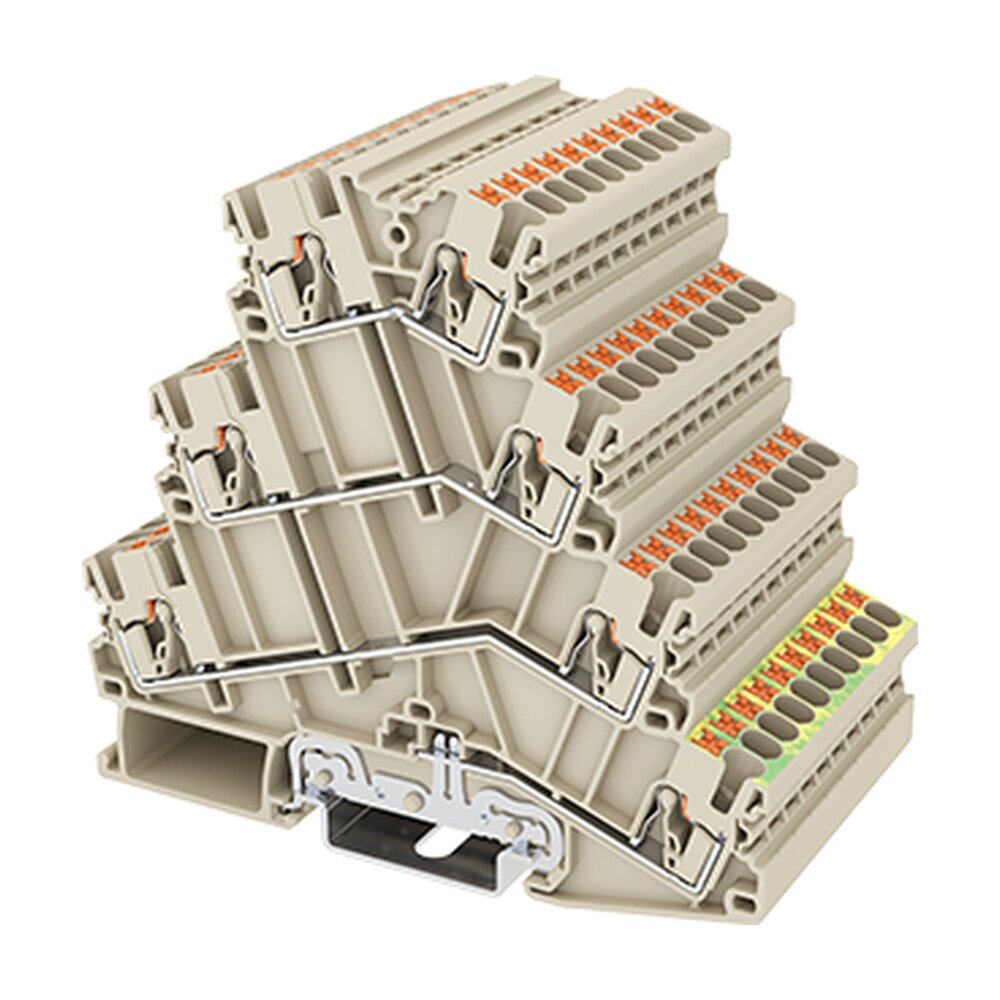 DP2.5N-3L-SPE — Grounding Terminal Block, Push-in Design