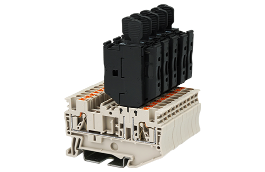 DP2.5N-M — Fuse Terminal Block, Push-in Design