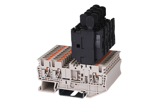 DP2.5N-TN-MLXX — Fuse Terminal Block, Push-in Design