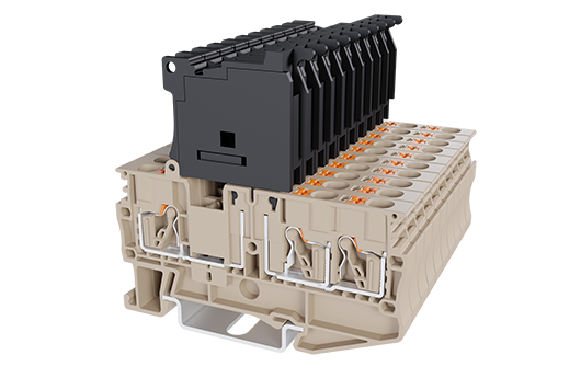 DP2.5NU-TN-TF — Fuse Terminal Block, Push-in Design