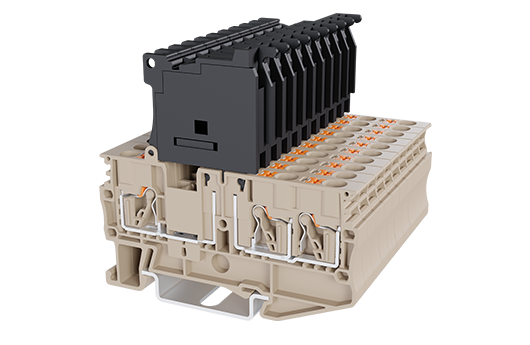 DP2.5NU-TN-TFLXX — Fuse Terminal Block, Push-in Design