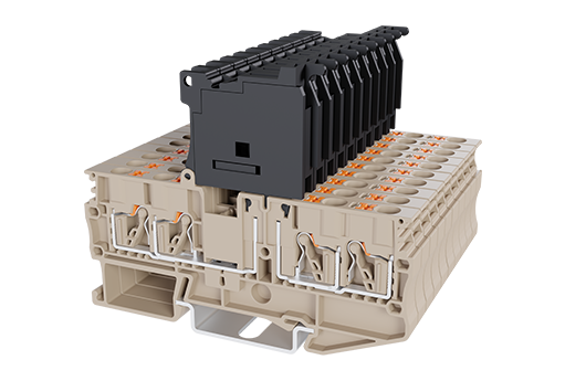 DP2.5NU-TR-TF — Fuse Terminal Block, Push-in Design