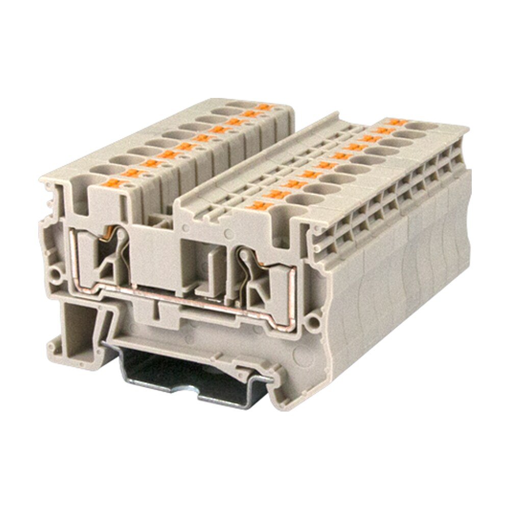 DP4N — Single level Feed-Through Terminal Block, Push-in Design