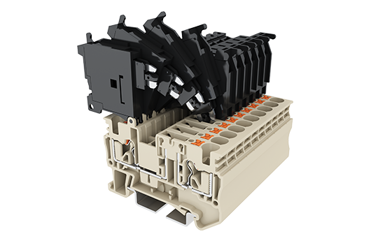 DP4N-TFLXX — Fuse Terminal Block, Push-in Design