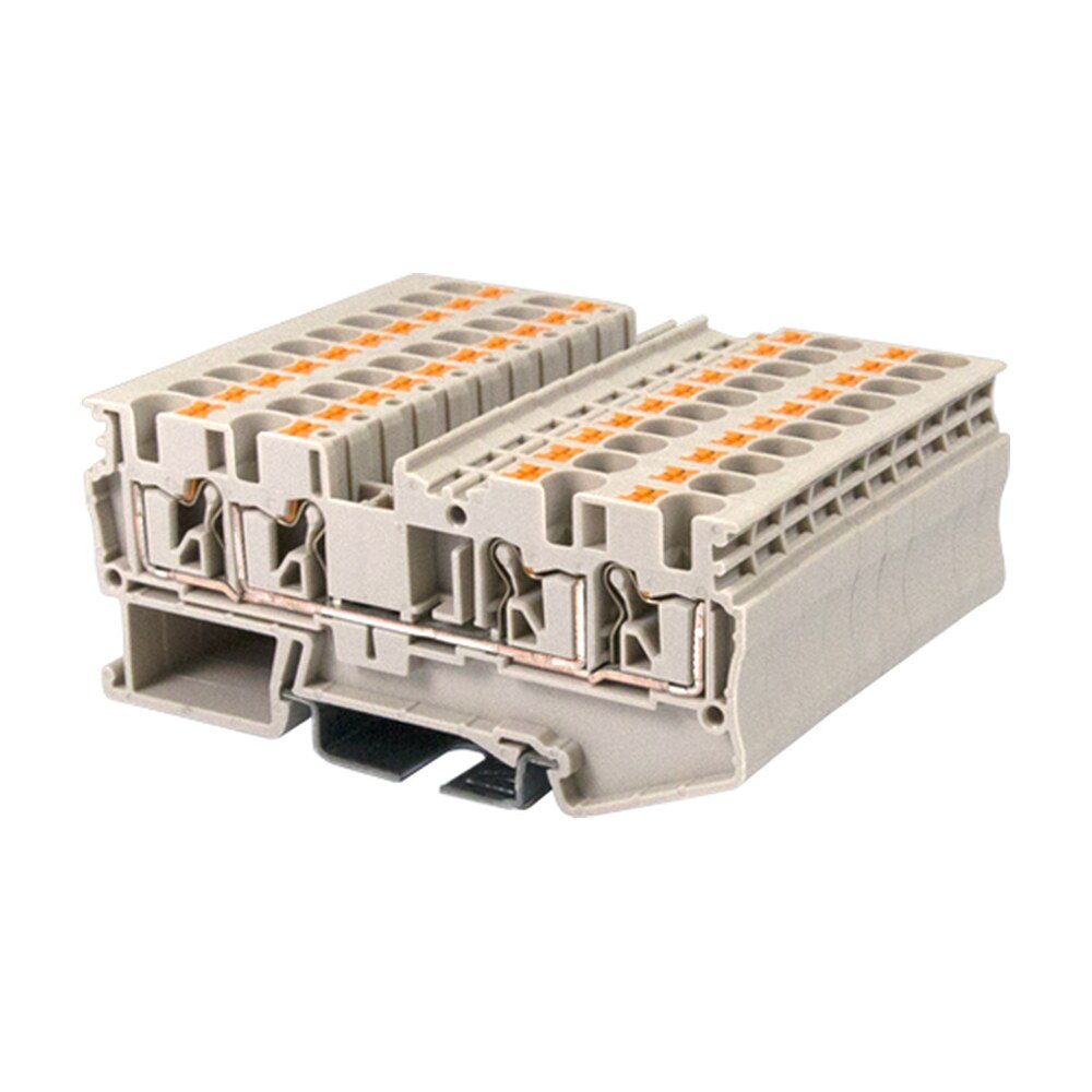 DP4N-TR — Single level Feed-Through Terminal Block, Push-in Design
