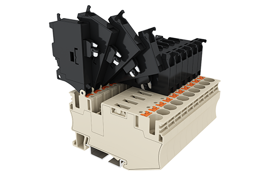 DP6N-TFLXXS — Fuse Terminal Block, Push-in Design