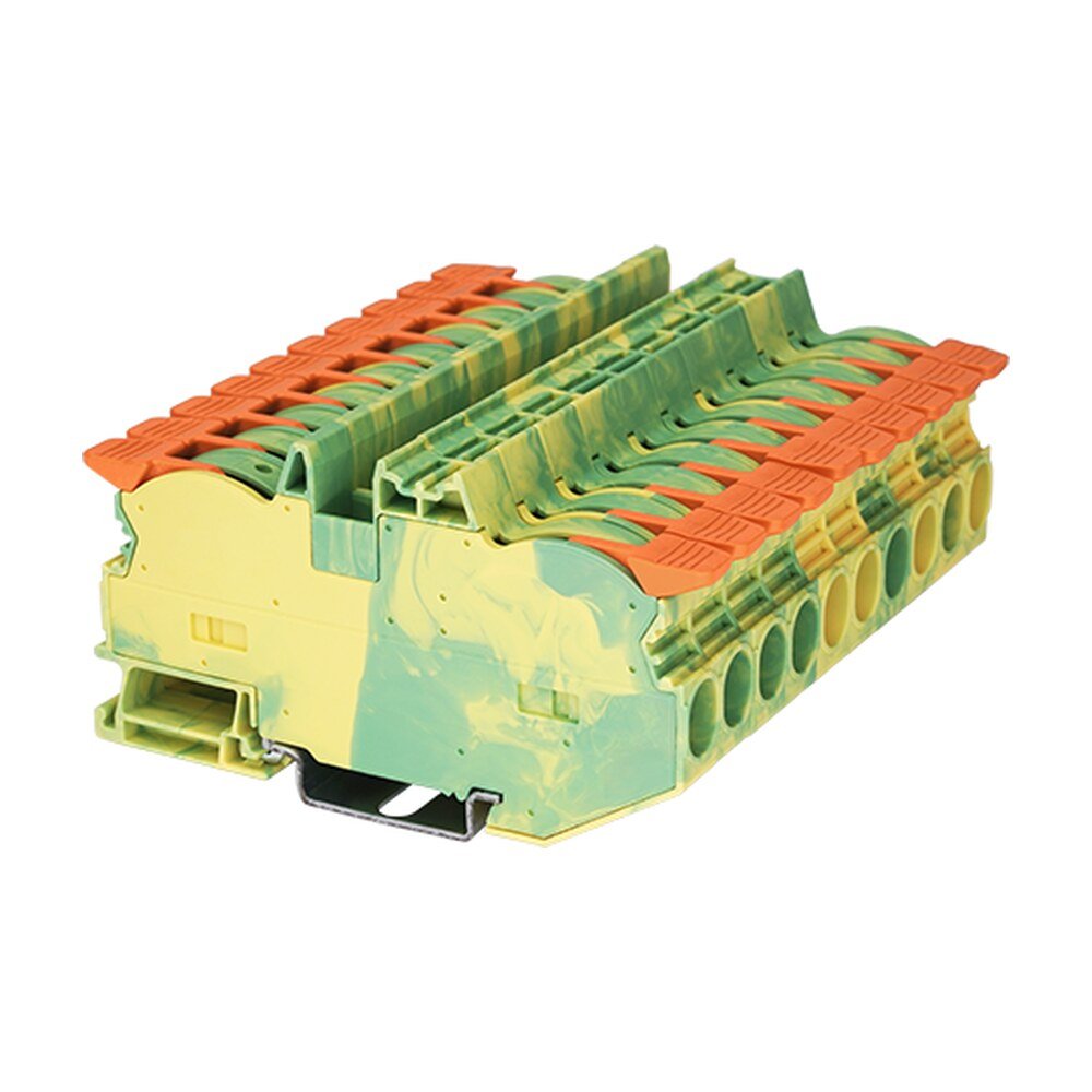 DPH10-PE — Grounding Terminal Block, Push-in Design