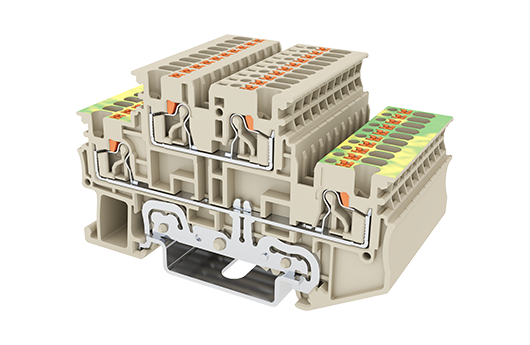 DPP1.5N-L2PE — Grounding Terminal Blocks