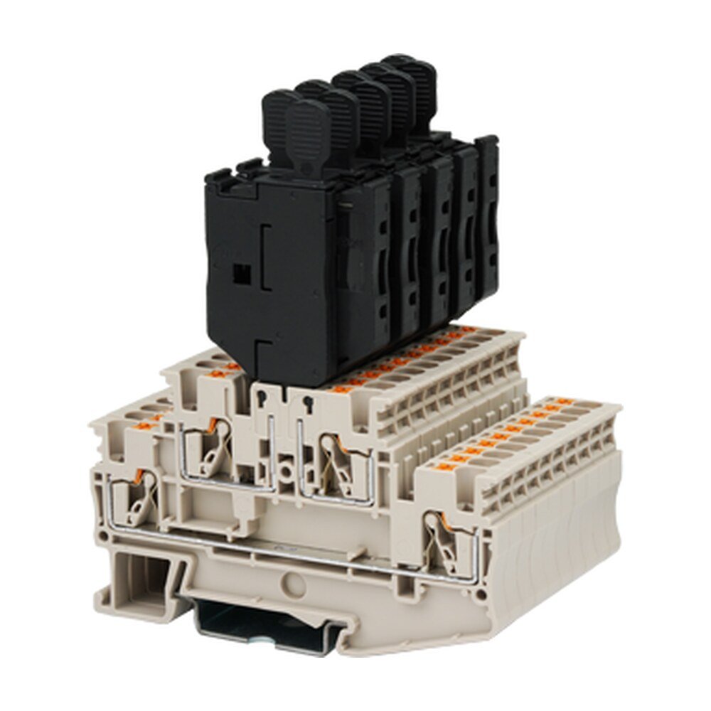 DPP2.5N-M — Fuse Terminal Block, Push-in Design