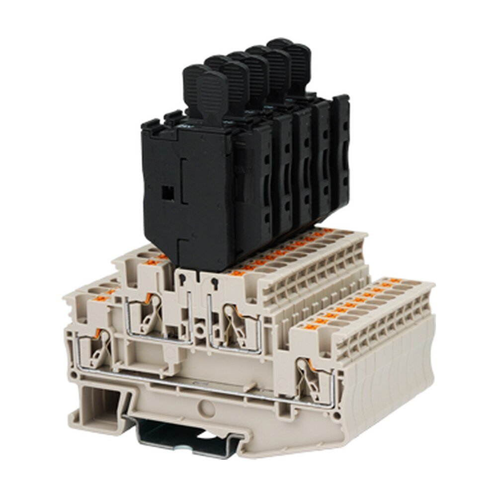 DPP2.5N-MLXX — Fuse Terminal Block, Push-in Design