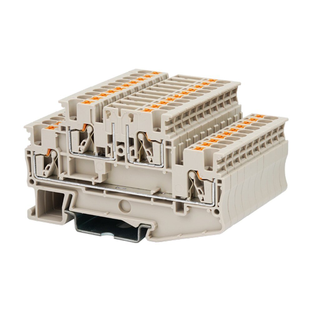DPP2.5N-T — Bi-level Disconnect Terminal Block, Push-in Design