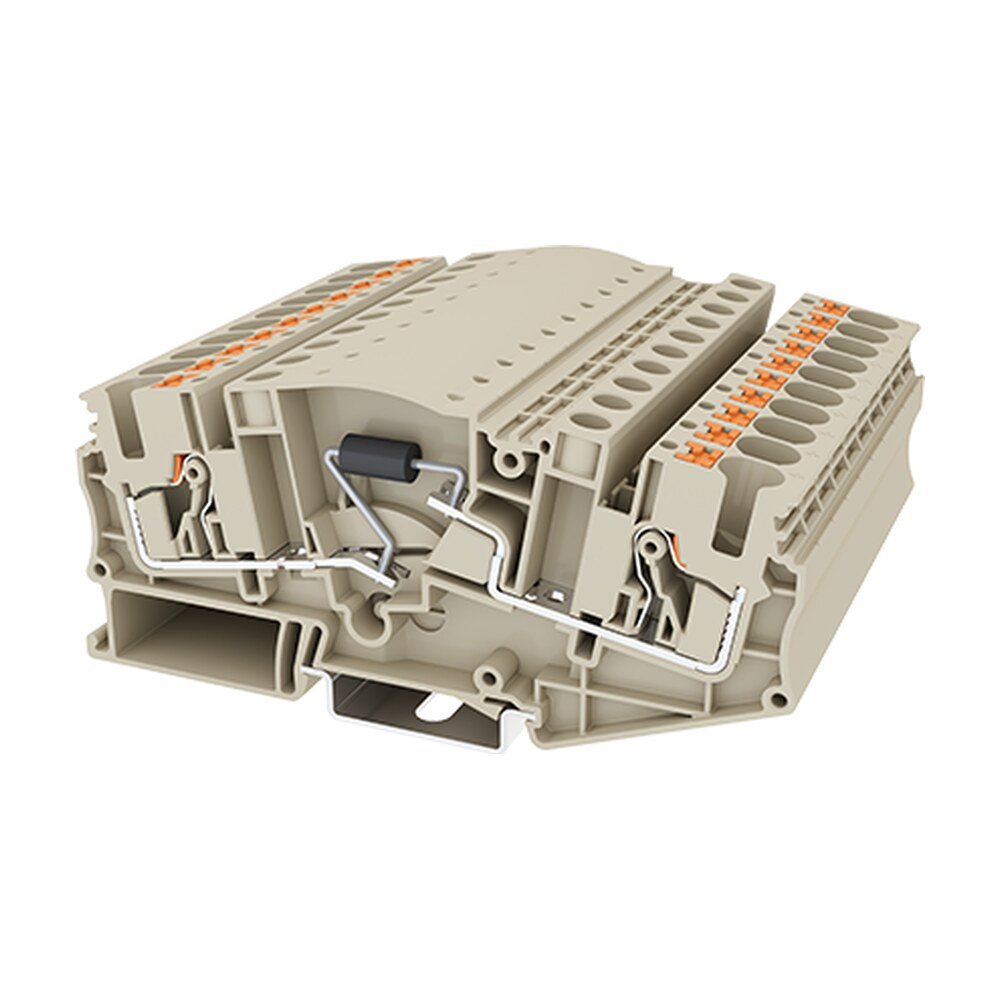 DPTD6N-D06 — Diode Terminal Block, Push-in Design