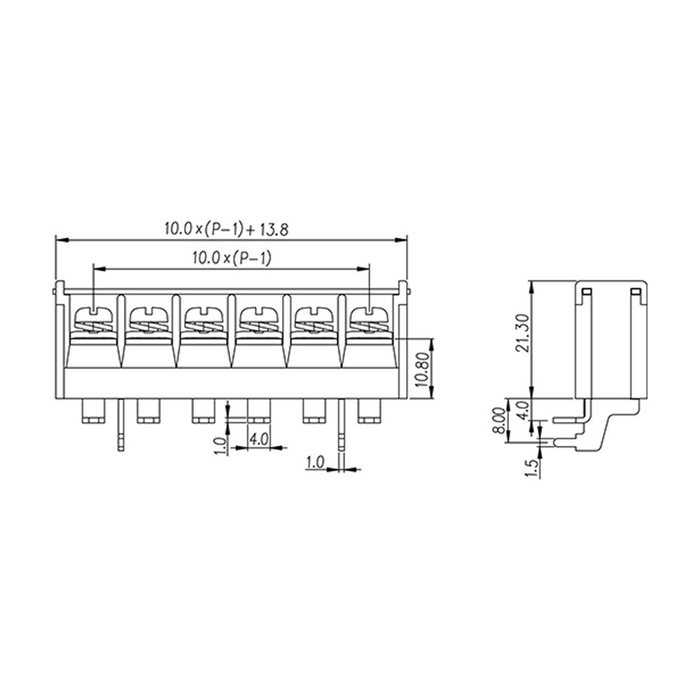 DT-51-B14W-XX — Barrier terminal blocks , Screw connection