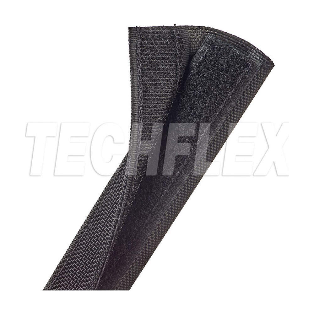 Techflex Dura Wrap DWN1.00BK - 1" Hook and Loop Wrap