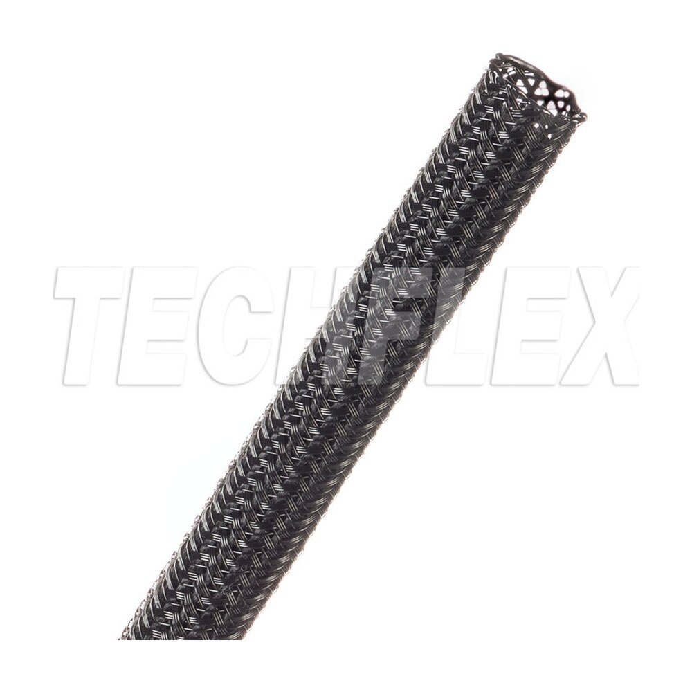 Techflex F360 F360.38BK - 3/8" Non-Split Braided Conduit