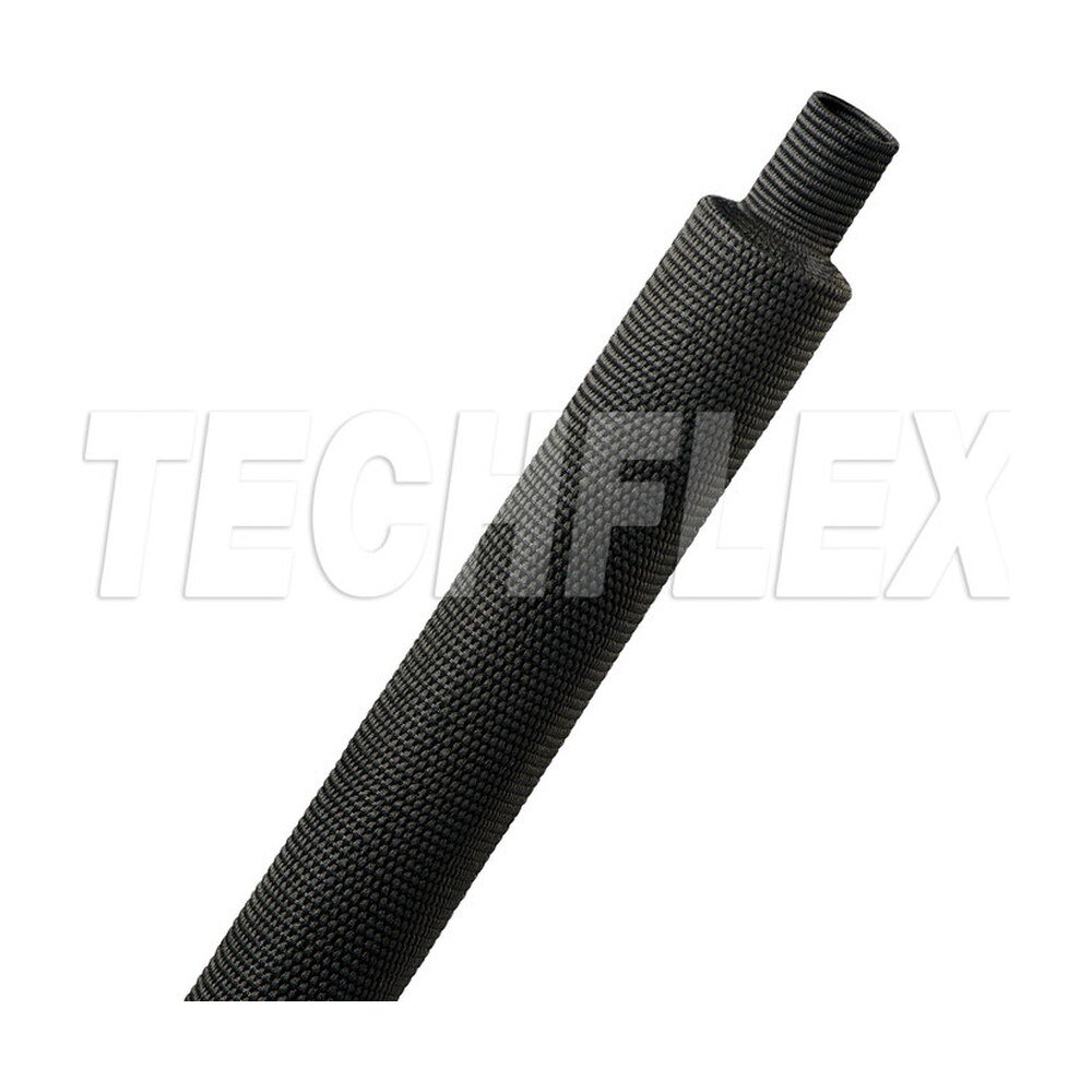 Techflex ShrinkFlex 2:1 Fabric H2F0.79BK - 3/4" Fabric Heat Shrink Tubing