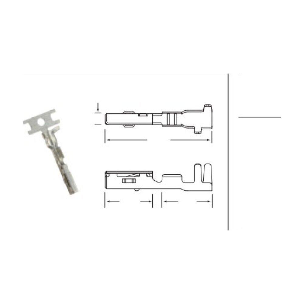 MR-025-CMX-S Series - 0.64 mm Sealed Automotive Connectors