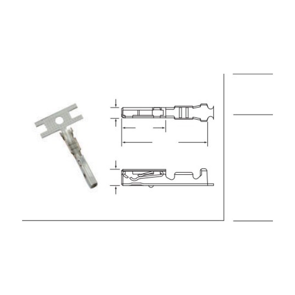MR-025-JWPF-S Series - 0.64 mm Sealed Automotive Connectors