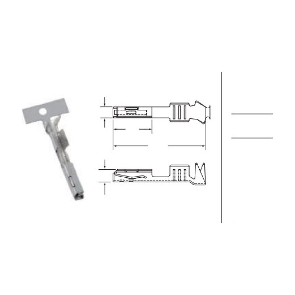 MR-040-ECU-S Series - 1.0 mm Sealed Automotive Connectors
