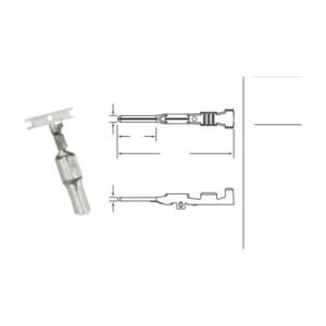 MR-050-TS-U automotive connector - dimensioned outline drawing