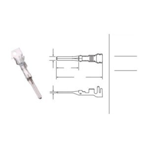 MR-060-POWERDOUBLELOCK-U automotive connector - dimensioned outline drawing