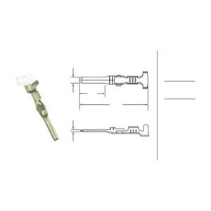 MR-070-EJII-S automotive connector - dimensioned outline drawing