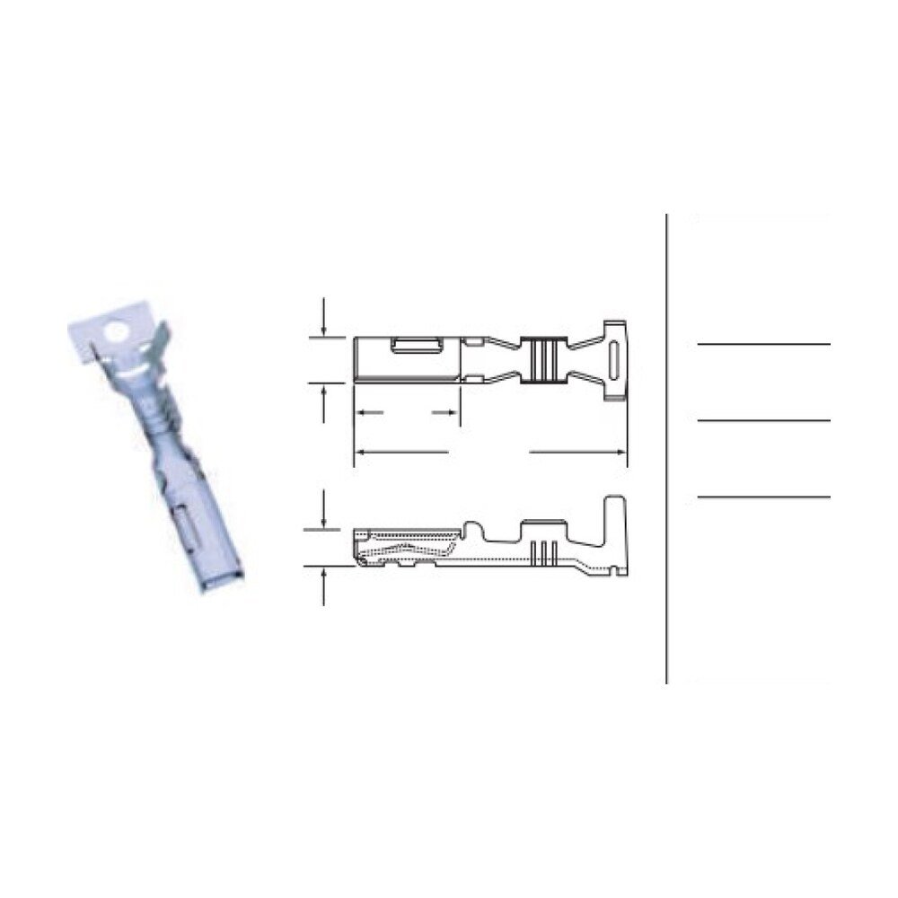 MR-090-FUELPUMP-S Series - 2.3 mm Sealed Automotive Connectors