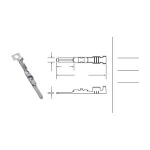 MR-090-HD-S automotive connector - dimensioned outline drawing