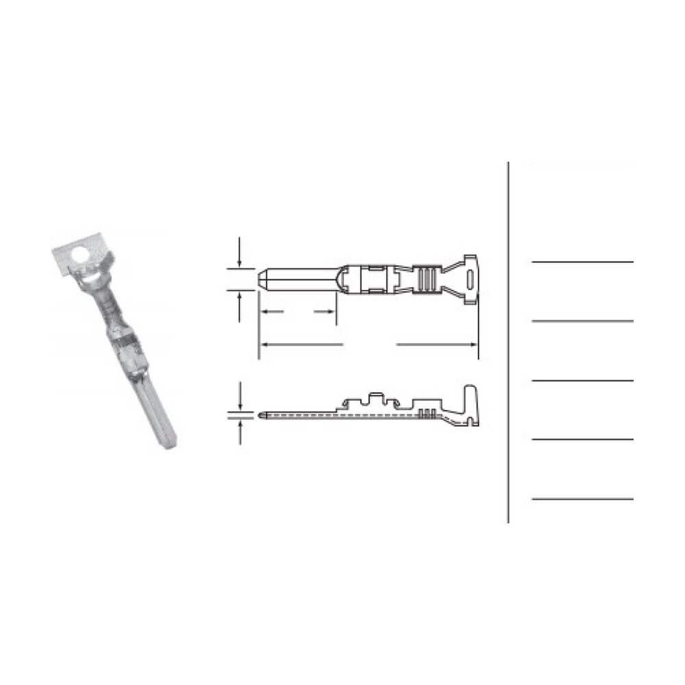 MR-090-HM-S Series - 2.3 mm Sealed Automotive Connectors