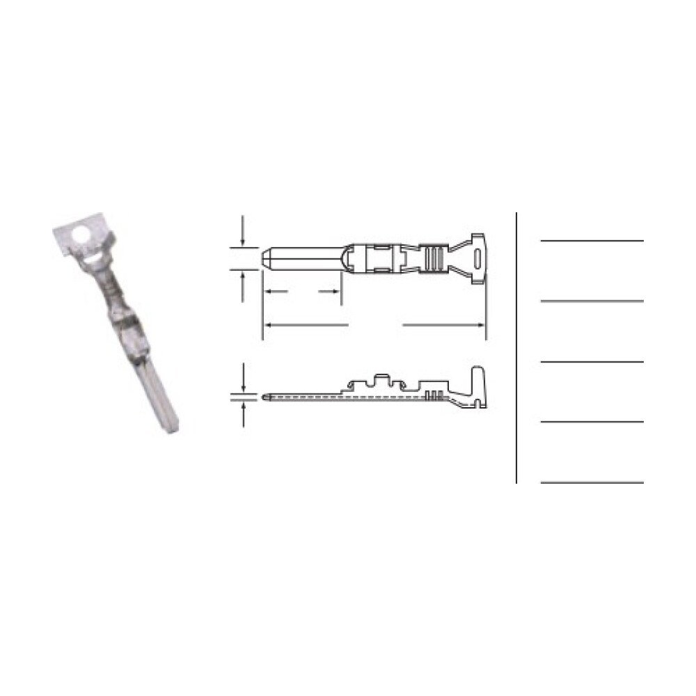 MR-090-MT-S Series - 2.3 mm Sealed Automotive Connectors