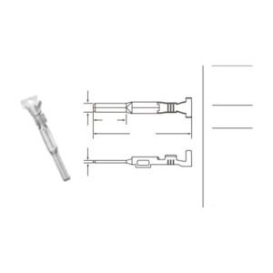 MR-090-TS automotive connector - dimensioned outline drawing