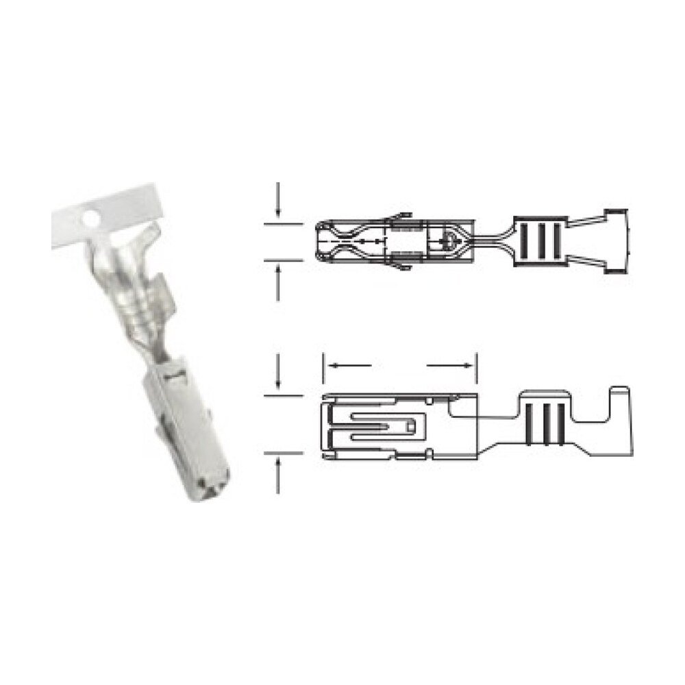 MR-110-ABSHYBRID-S Series - 2.8 mm Sealed Automotive Connectors
