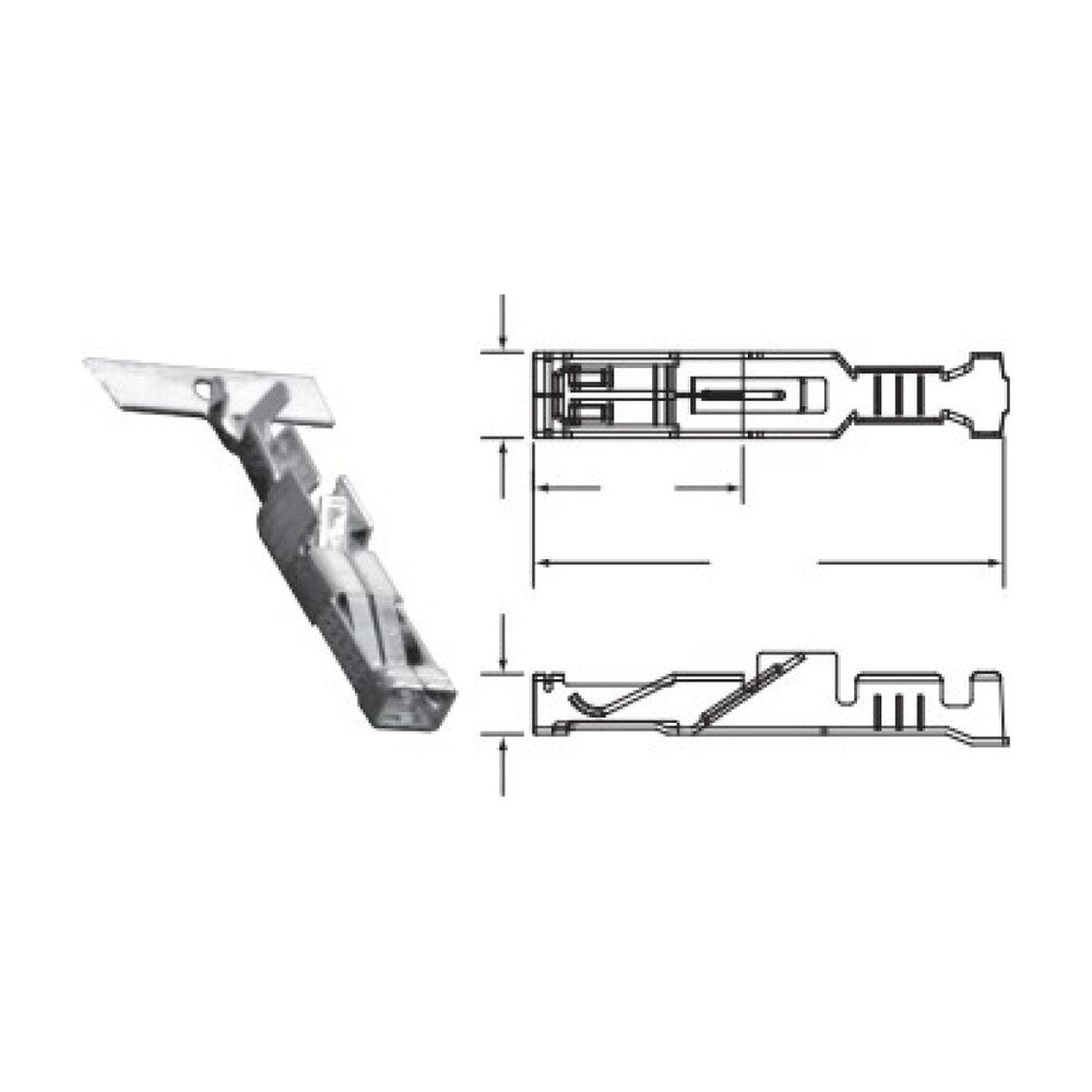 MR-118-MULTIPLEINTERLOCK-U Series - 3.0 mm Unsealed Automotive Connectors