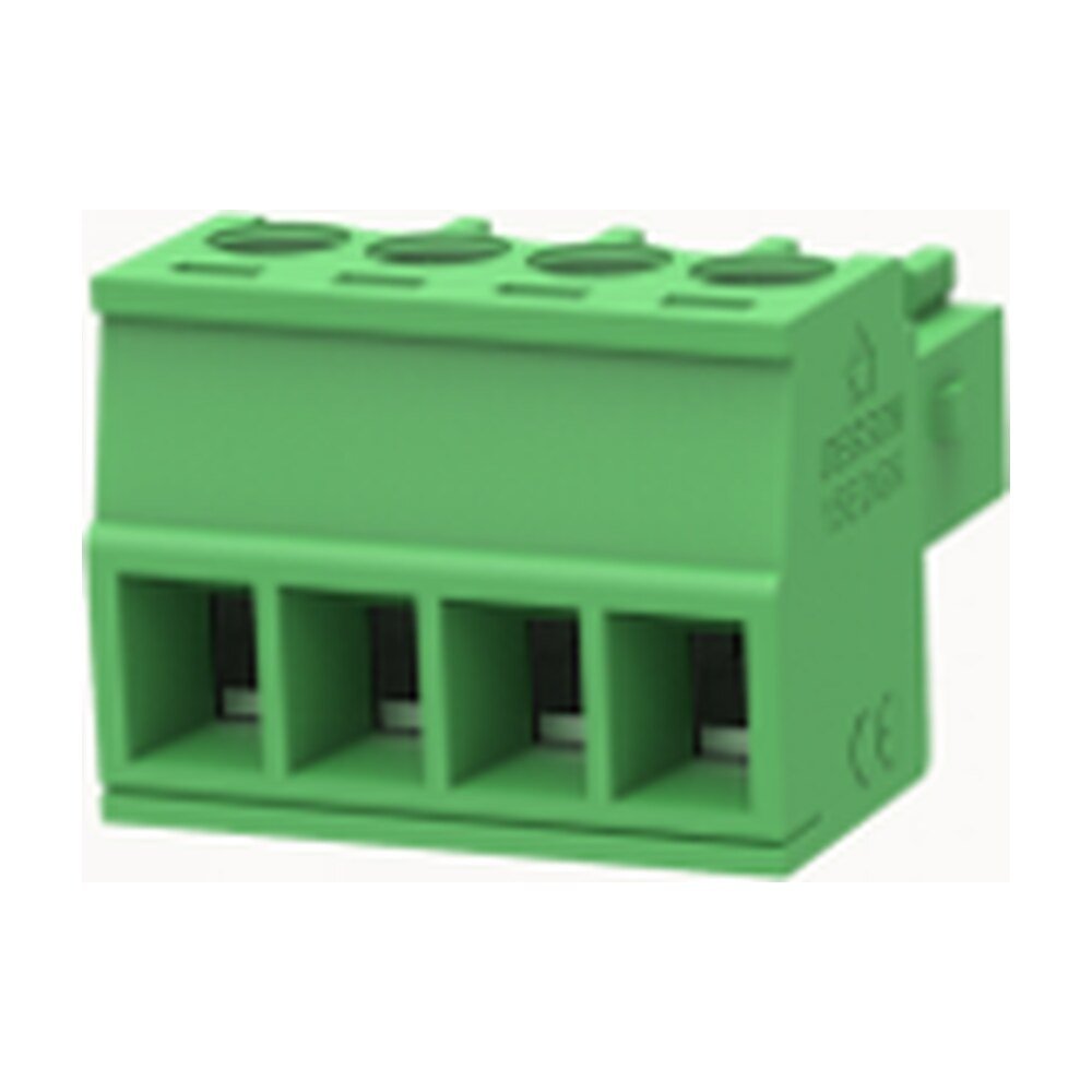 Euro Jack, Male Plug, 4-Position, 3.5mm Pitch, Screw Termination MR-15EDGK-3.5-04P-14-00A(H)