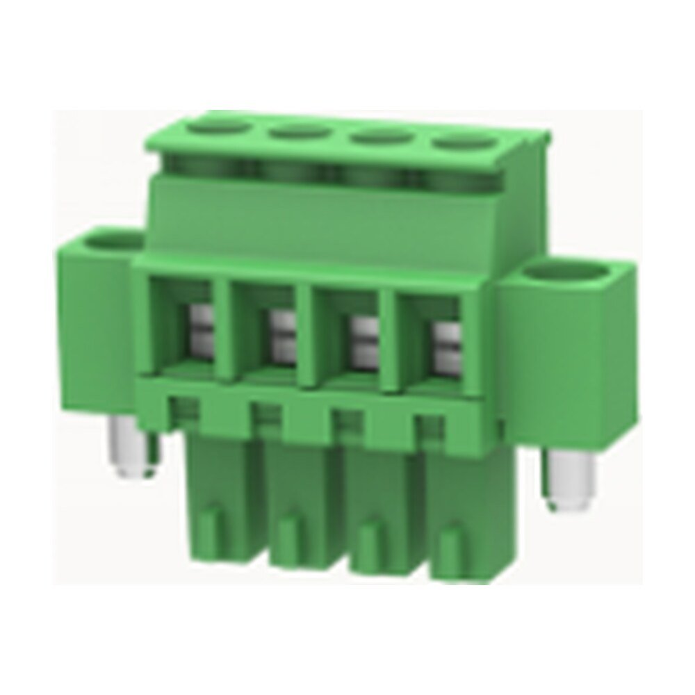 Euro Jack, Male Plug, 4-Position, 3.5mm Pitch, Screw Termination MR-15EDGKAM-3.5-04P-14-100A(H)