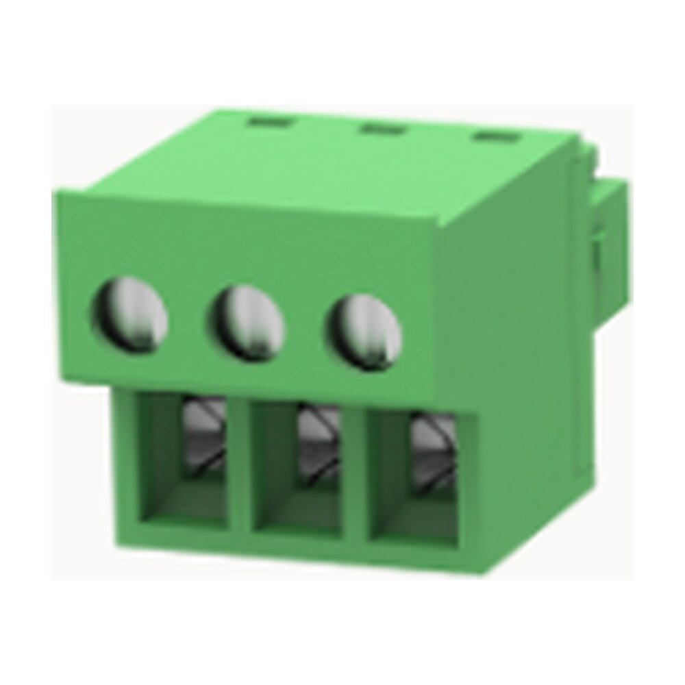Euro Jack, Male Plug, 3-Position, 3.81mm Pitch, Screw Termination MR-15EDGKC-3.81-03P-14-00A(H)