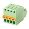 Euro Jack, Male Plug, 3-Position, 2.5mm Pitch, Push-in Spring Termination MR-15EDGKD-2.5-03P-14-00A(H)