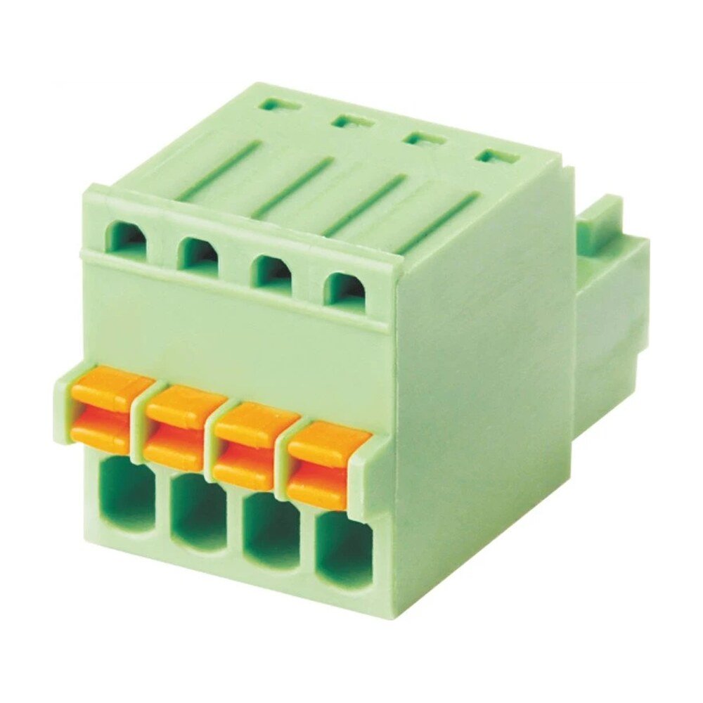 Euro Jack, Male Plug, 3-Position, 2.5mm Pitch, Push-in Spring Termination MR-15EDGKD-2.5-03P-14-00A(H)