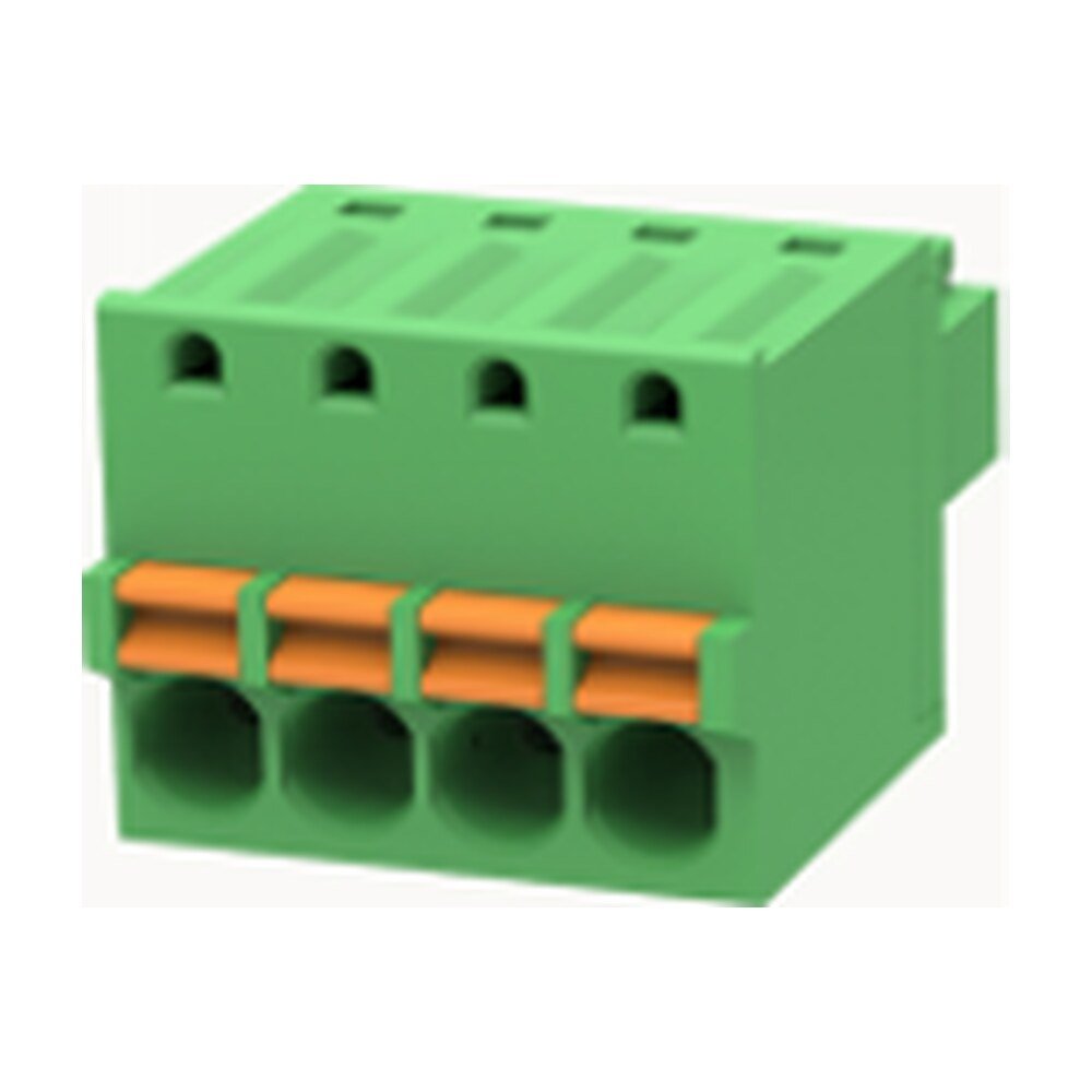 Euro Jack, Male Plug, 4-Position, 3.81mm Pitch, Push-in Spring Termination MR-15EDGKD-3.81-04P-14-00A(H)