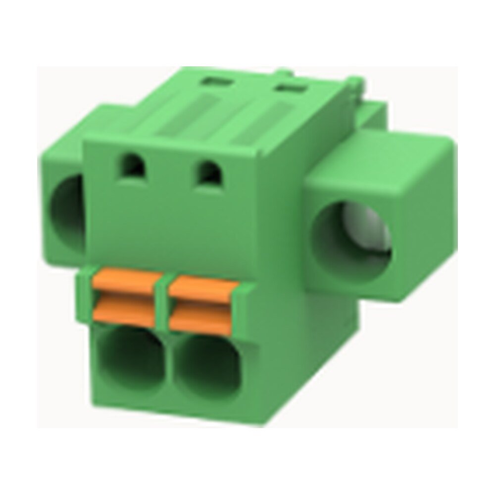 Euro Jack, Male Plug, 2-Position, 3.5mm Pitch, Push-in Spring Termination MR-15EDGKDM-3.5-02P-14-00A(H)