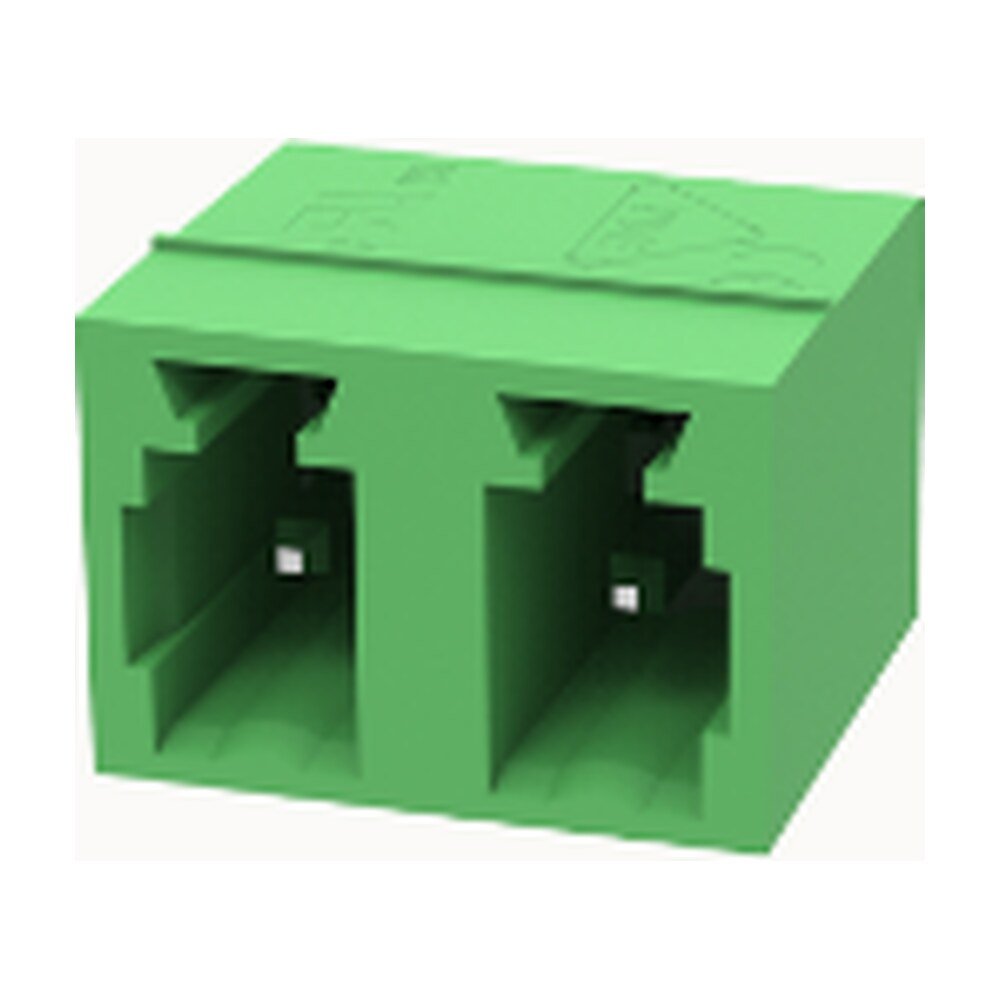 Euro Jack, Female Socket, 2-Position, 5.08mm Pitch, Solder Termination MR-15EDGRC-5.08-02P-14-00A(H)