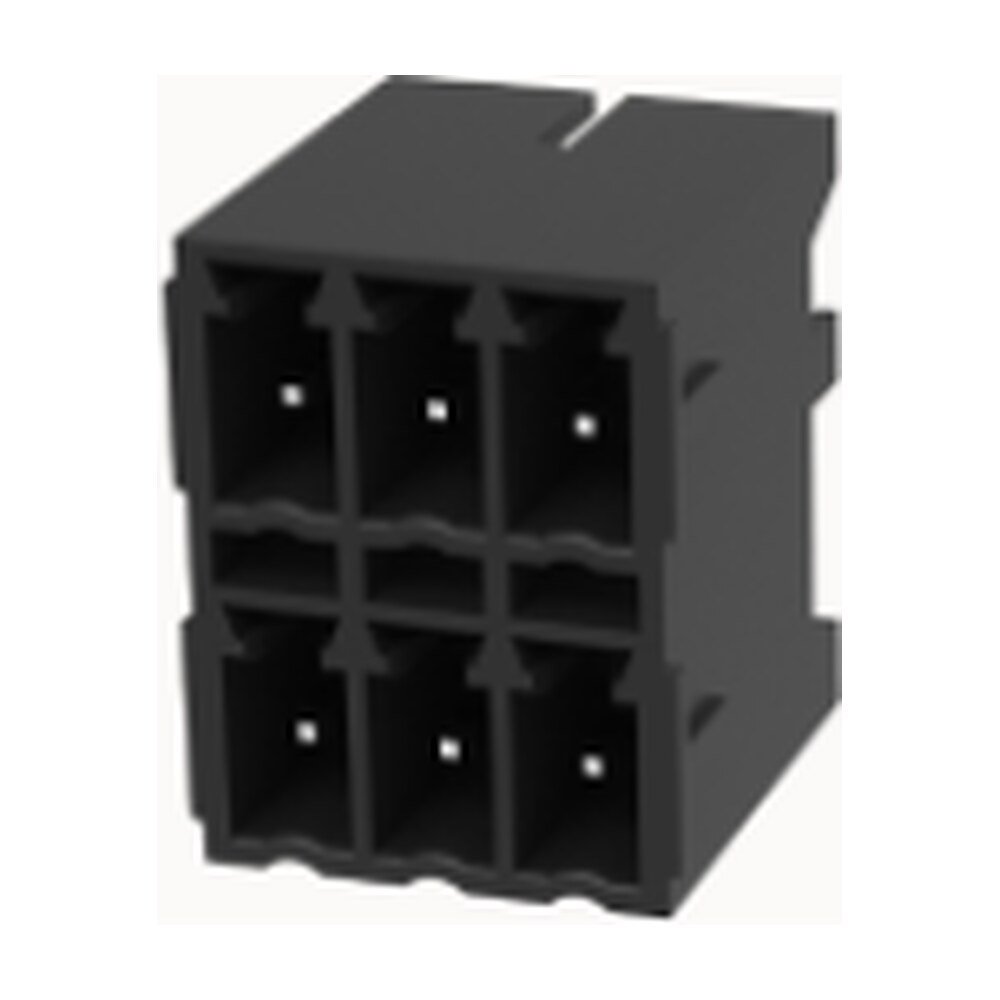 Euro Jack, Female Socket, 6-Position, 3.5mm Pitch, Solder Termination MR-15EDGRHBN-THR-3.5-06P-13-10A(H)