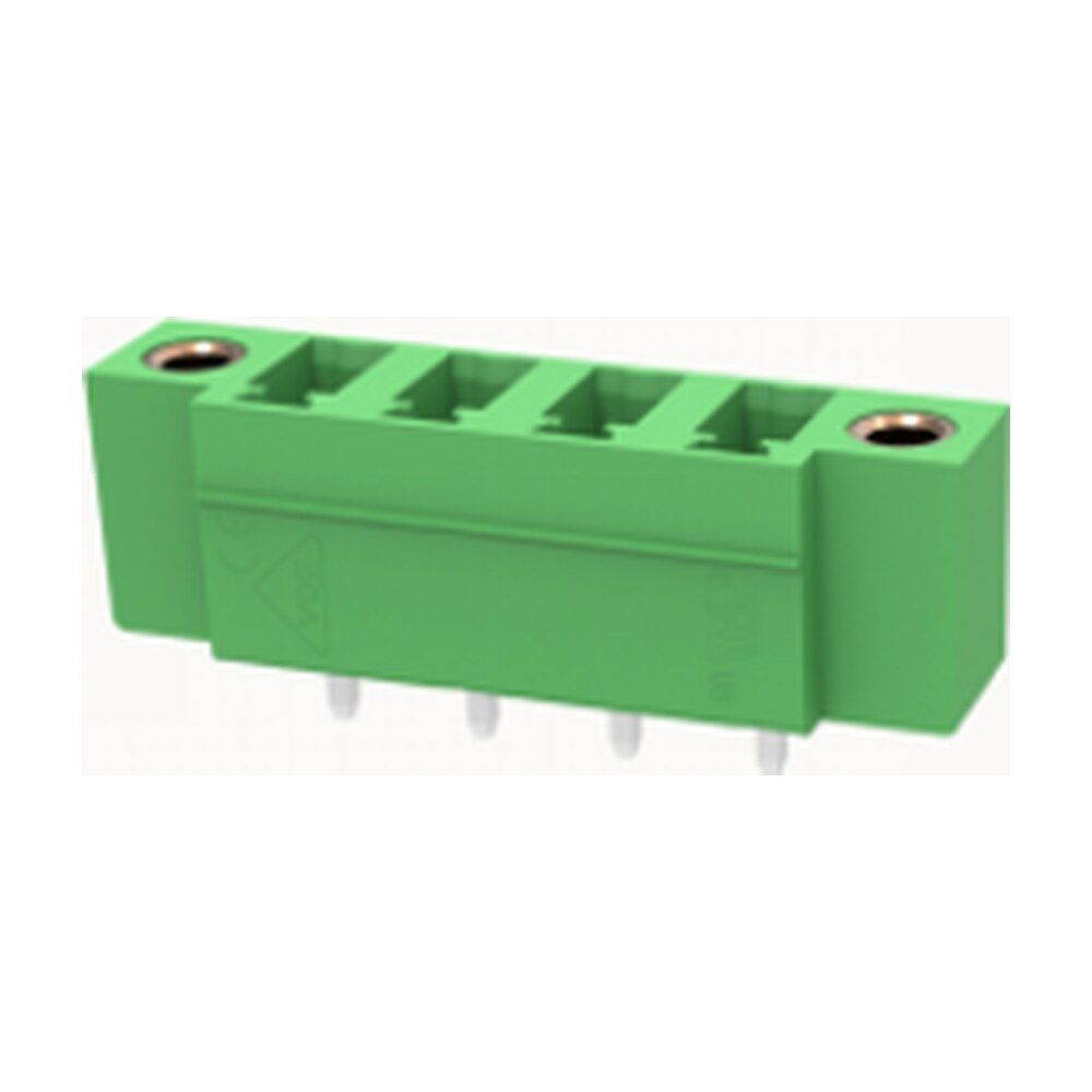 Euro Jack, Female Socket, 4-Position, 5.08mm Pitch, Solder Termination MR-15EDGVM-5.08-04P-14-00A(H)