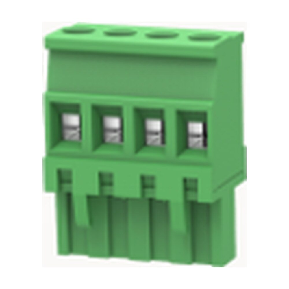 Euro Jack, Male Plug, 4-Position, 5.0mm Pitch, Screw Termination MR-2EDGKA-5.0-04P-14-1000A(H)