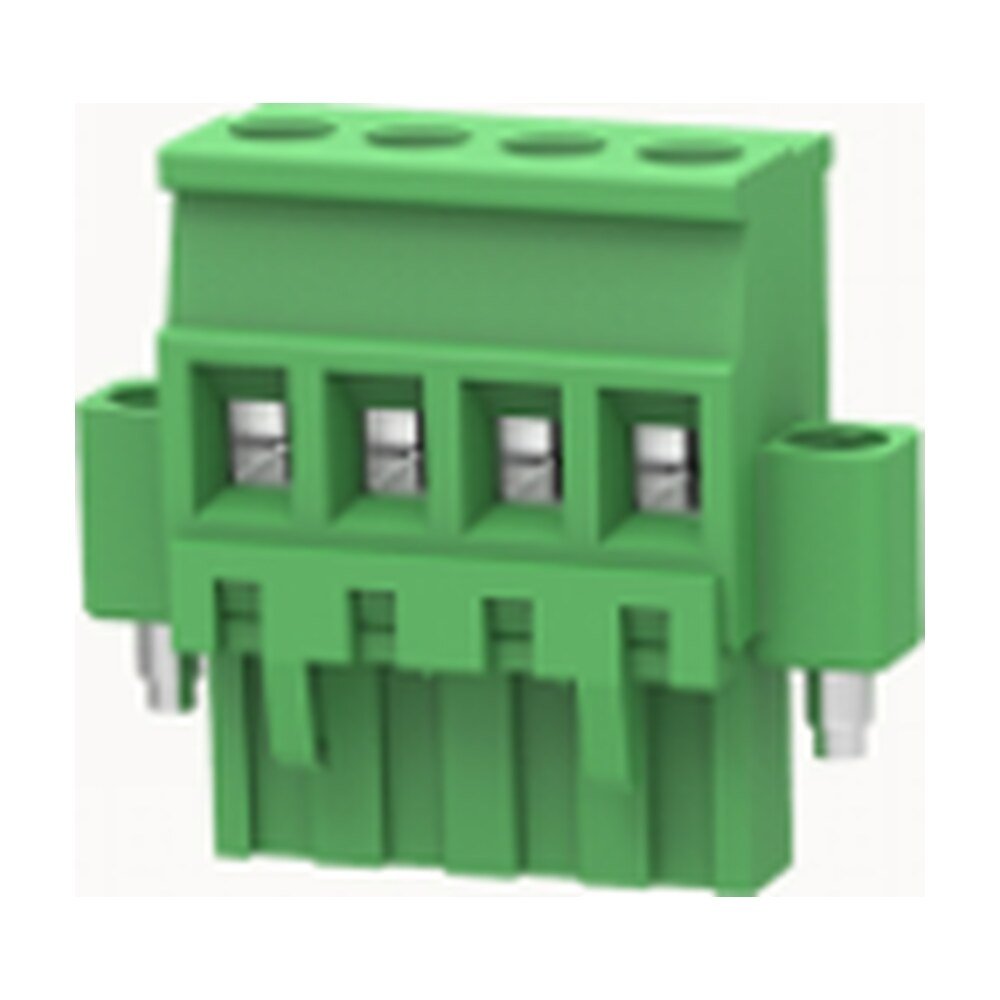 Euro Jack, Male Plug, 4-Position, 5.0mm Pitch, Screw Termination MR-2EDGKAM-5.0-04P-14-1000A(H)