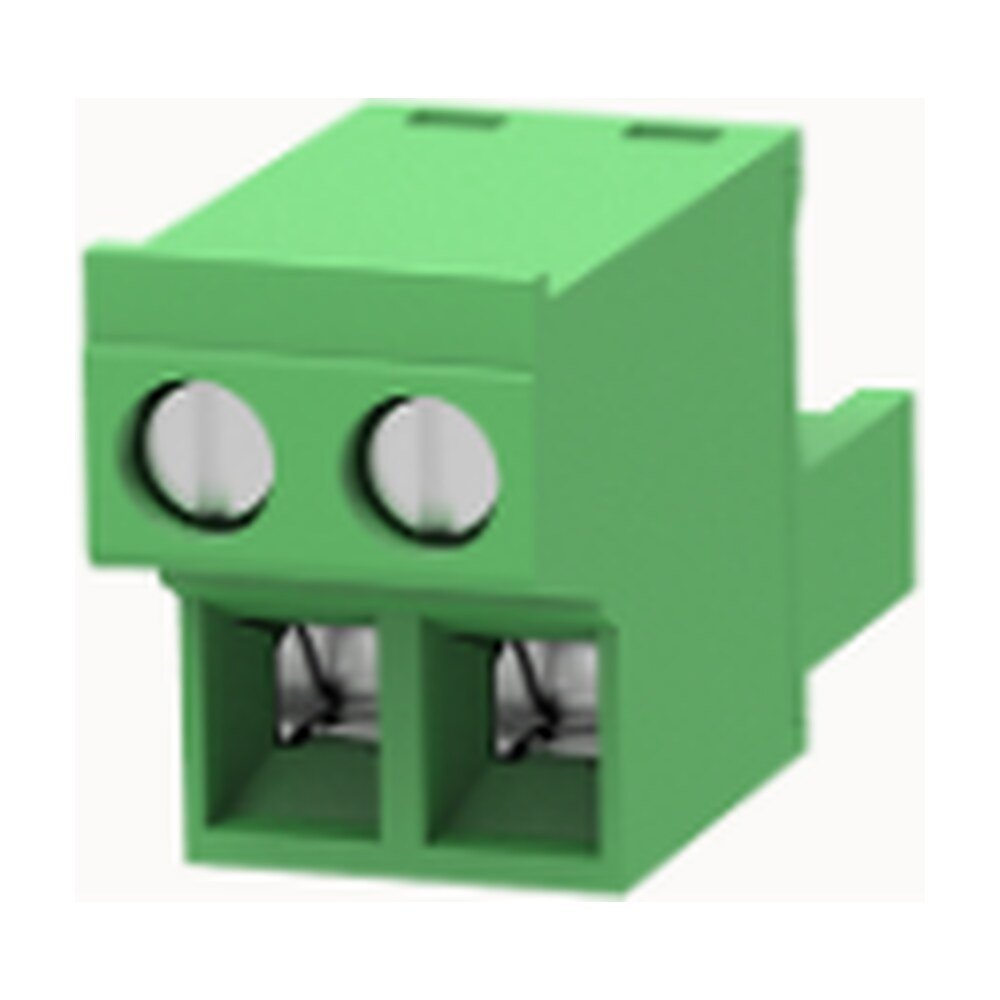Euro Jack, Male Plug, 2-Position, 5.0mm Pitch, Screw Termination MR-2EDGKC-5.0-02P-14-00A(H)