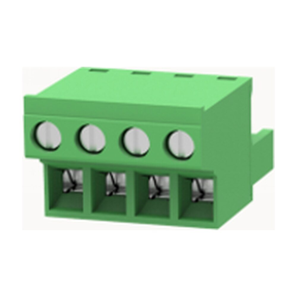 Euro Jack, Male Plug, 4-Position, 5.08mm Pitch, Screw Termination MR-2EDGKC-5.08-04P-14-00A(H)