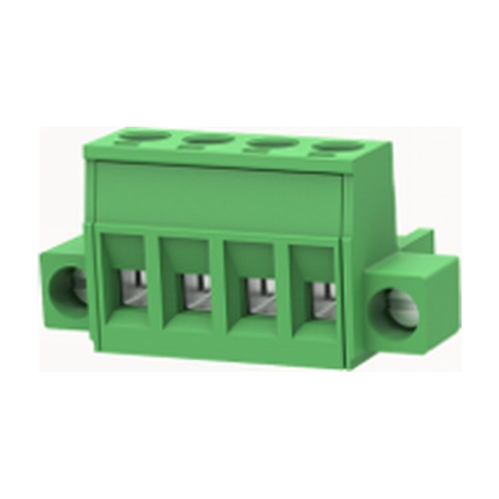 Euro Jack, Male Plug, 4-Position, 5.0mm Pitch, Screw Termination MR-2EDGKM-5.0-04P-14-1000A(H)