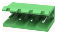 Euro Jack, Female Socket, 4-Position, 5.08mm Pitch, Solder Termination MR-2EDGR-5.08-04P-14-100A(H)