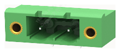 Euro Jack, Female Socket, 2-Position, 7.62mm Pitch, Solder Termination MR-2EDGRM-7.62-02P-14-100A(H)